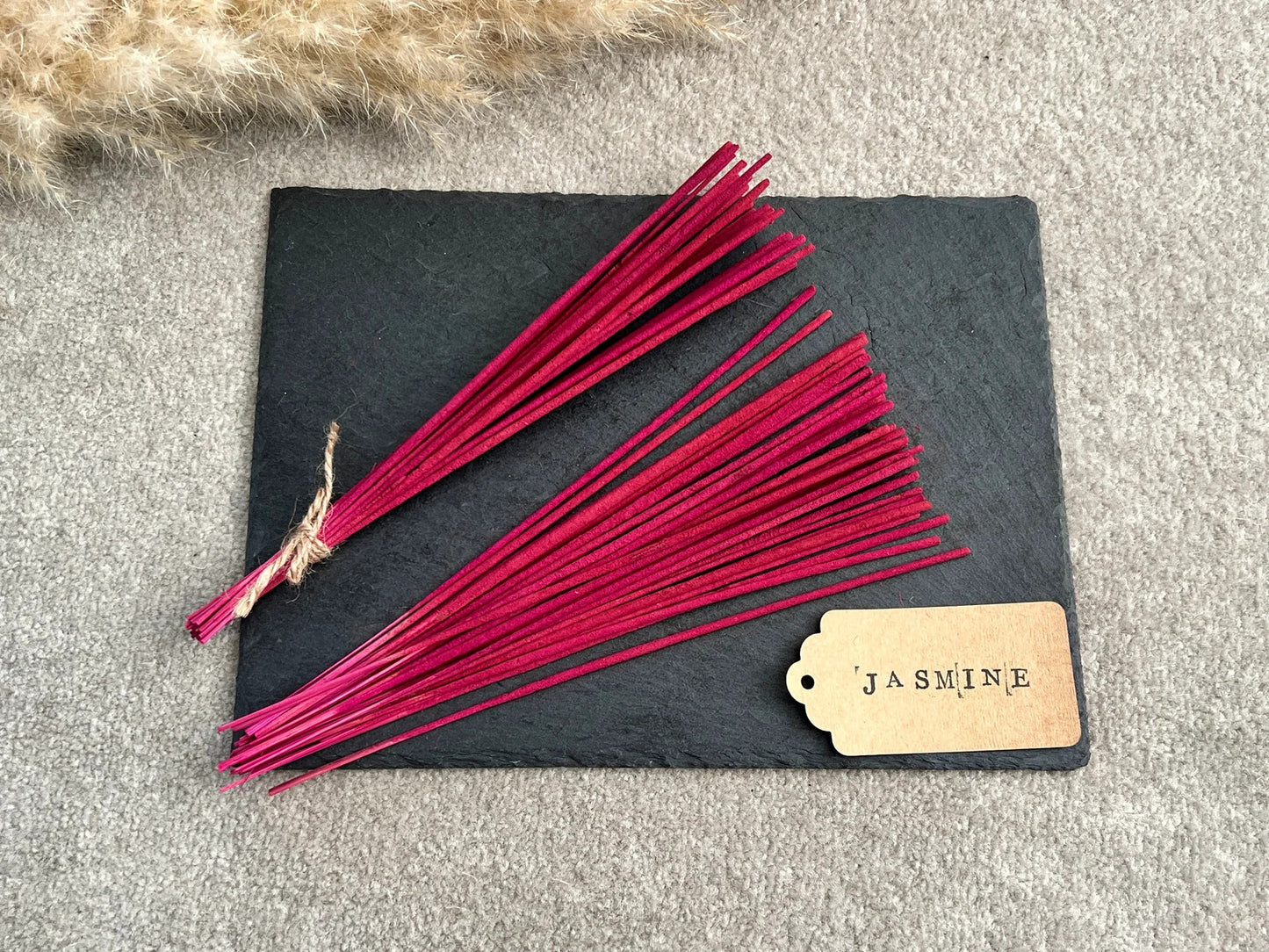 Jasmine Incense Sticks - Organic Bamboo Incense - Floral Scented Incense