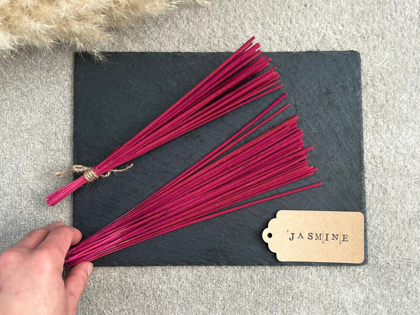 Jasmine Incense Sticks - Organic Bamboo Incense - Floral Scented Incense