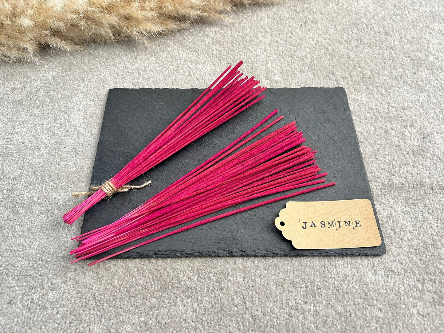 Jasmine Incense Sticks - Organic Bamboo Incense - Floral Scented Incense