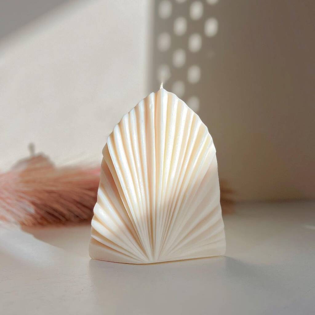 Palm Leaf Shape Candles - Large Palm Spear Candle - Natural Soy Wax Vegan Candle