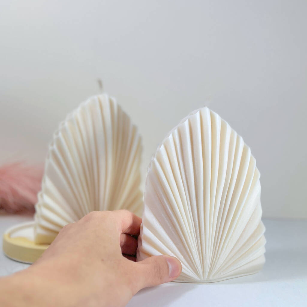 Palm Leaf Shape Candles - Large Palm Spear Candle - Natural Soy Wax Vegan Candle