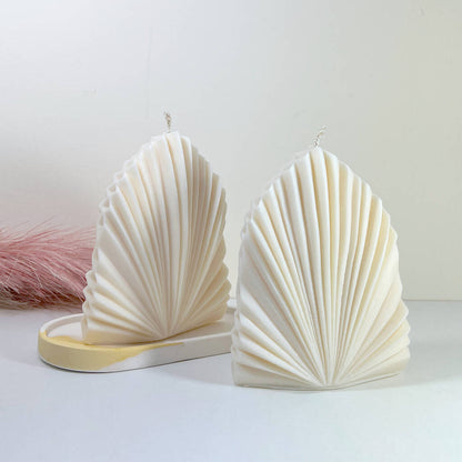 Palm Leaf Shape Candles - Large Palm Spear Candle - Natural Soy Wax Vegan Candle