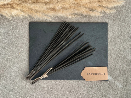 Patchouli Incense Sticks - Organic Bamboo Incense - Patchouli Scent