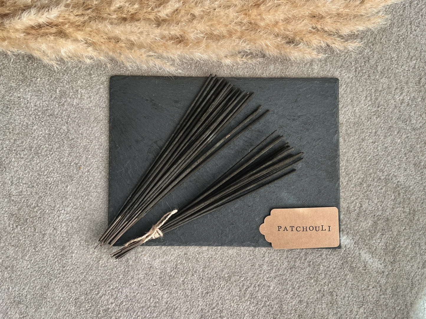 Patchouli Incense Sticks - Organic Bamboo Incense - Patchouli Scent