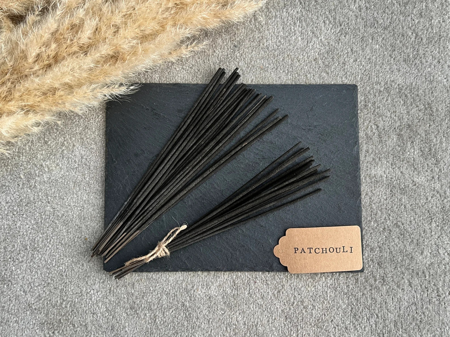 Patchouli Incense Sticks - Organic Bamboo Incense - Patchouli Scent