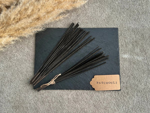 Patchouli Incense Sticks - Organic Bamboo Incense - Patchouli Scent