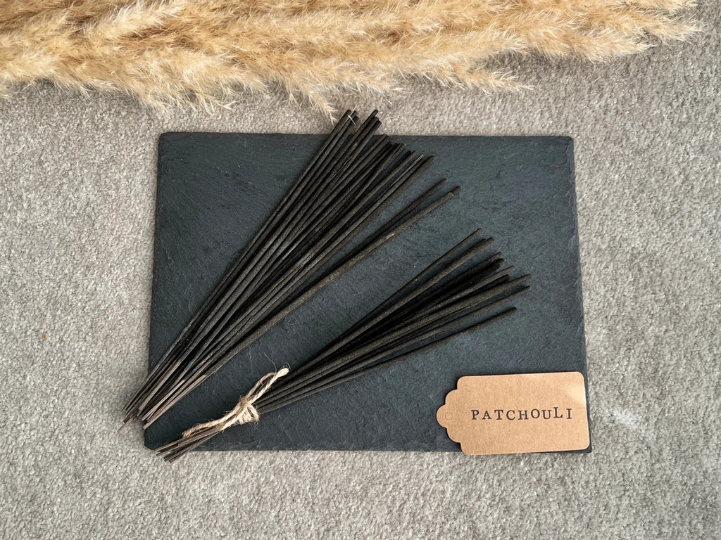 Patchouli Incense Sticks - Organic Bamboo Incense - Patchouli Scent