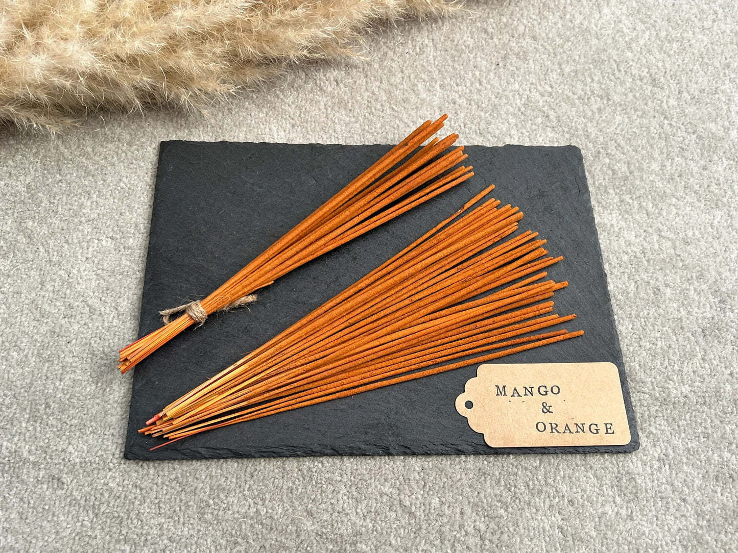 Peach and Mango Incense Sticks - Fruity Scented Incense - Hand Rolled Incense