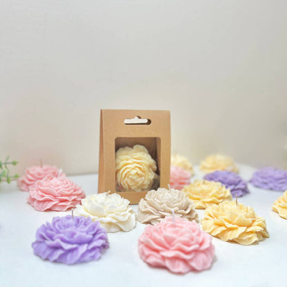 Flower Candles - Peony Gift Candle - Aesthetic Candles - Gifts for Mum - Gift for Her