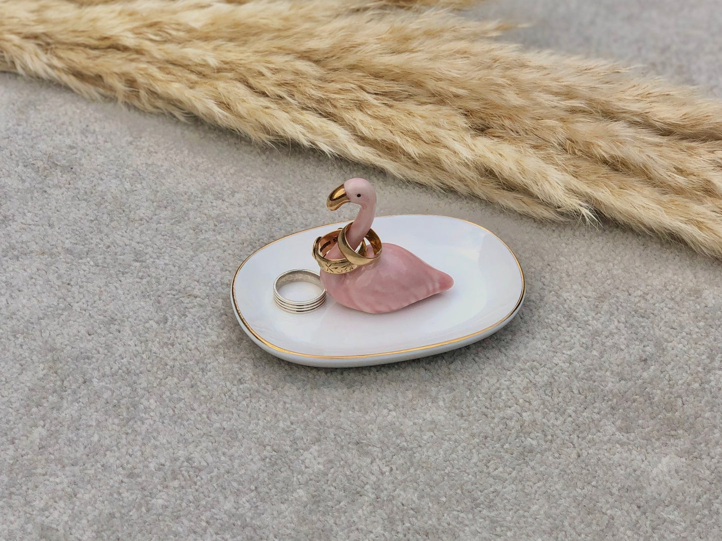 Flamingo Jewellery Dish & Ring Holder