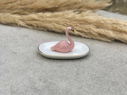 Flamingo Jewellery Dish & Ring Holder