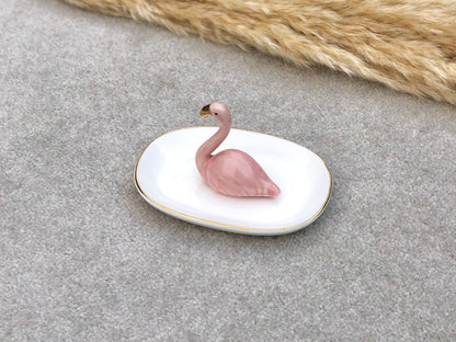 Flamingo Jewellery Dish & Ring Holder