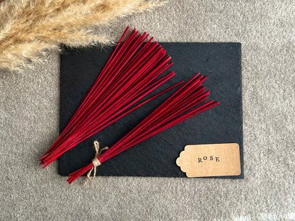 Rose Scent Incense Sticks - Hand Rolled Incense