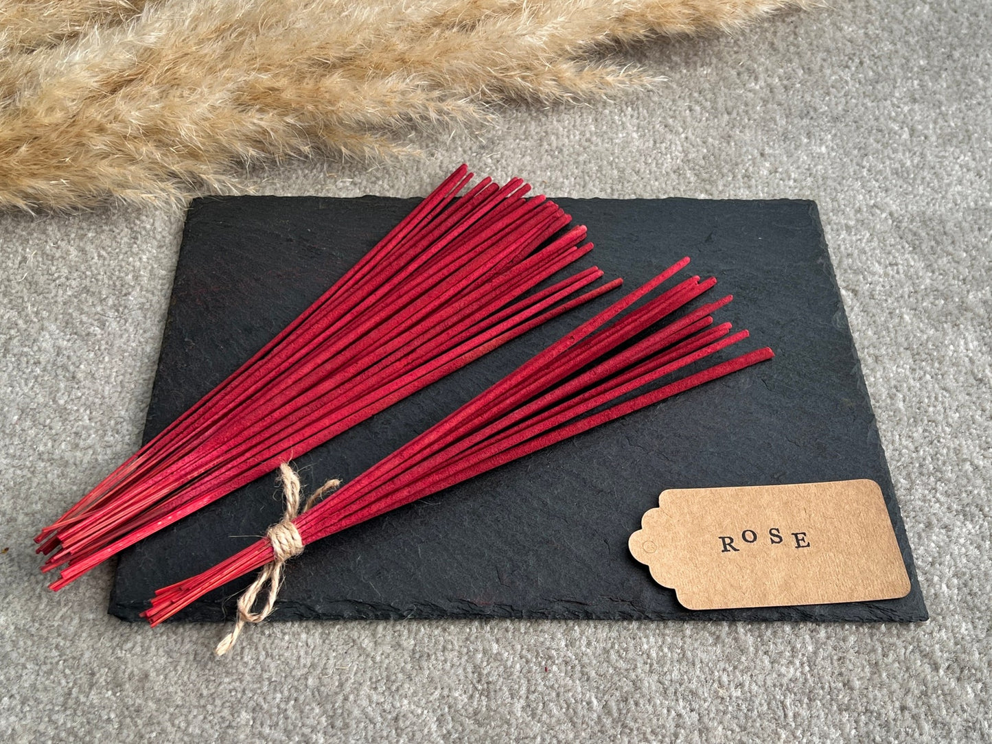 Rose Scent Incense Sticks - Hand Rolled Incense