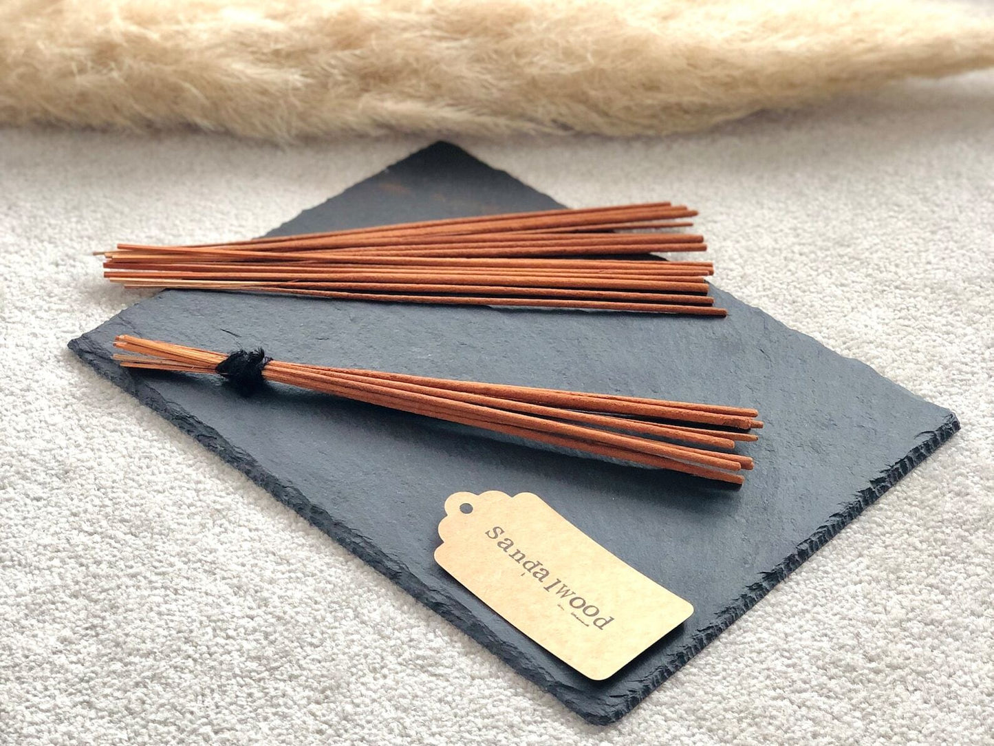 Eco Friendly Sandalwood Incense - Aromatherapy Incense Sandalwood Incense Sticks in Sustainable Bamboo