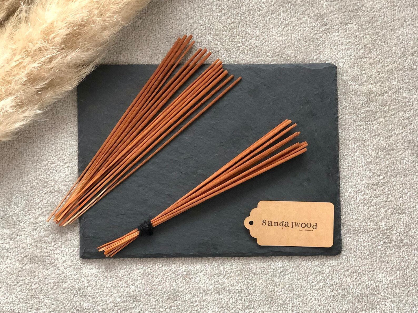 Eco Friendly Sandalwood Incense - Aromatherapy Incense Sandalwood Incense Sticks in Sustainable Bamboo