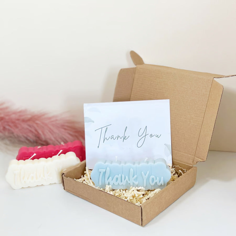 Soy Candle Thank You Gift Set - Than You Gift for Friend