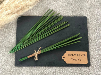 Tulsi Basil Incense Sticks - Aromatherapy Incense Sticks - Sustainable Incense Sticks