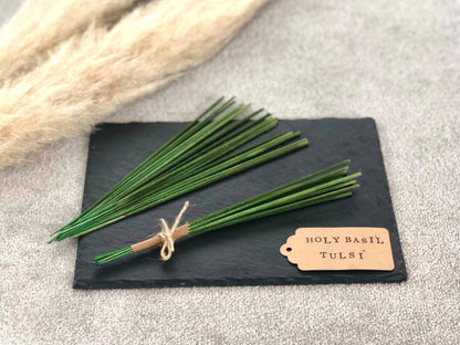 Tulsi Basil Incense Sticks - Aromatherapy Incense Sticks - Sustainable Incense Sticks