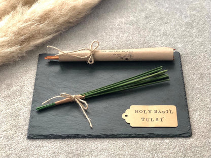 Tulsi Basil Incense Sticks - Aromatherapy Incense Sticks - Sustainable Incense Sticks