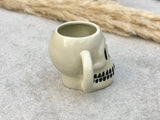 Ceramic Skull Mug - Large Coffee Mugs - Halloween Drinking Mug