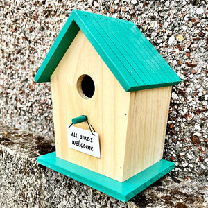 Wooden Garden Bird House - Wildlife Shelter - Garden Decoration